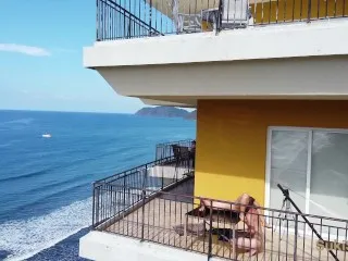 Jaco Beach Penthouse Balcony Hardcore Fuckfest