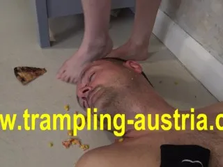 Trampling Pizza Fetish