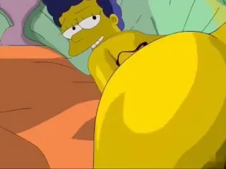 Simpsons Star XXX Action in Bed