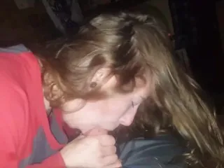 Russian Babe Sucks Cock - Quickie