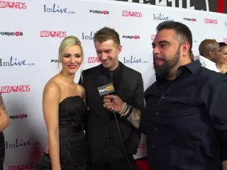 Sophia Knight, Danny D - AVN Red Carpet 2015 Interview