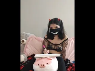 Goth Egirl Fishnet Outfit on Latina Pornstar | Princess Bitty Haul