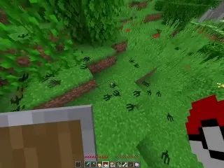 Secretly Cheating on Mob Fight (Minecraft)