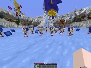 Minecraft Hidden Big Shin Sonic Tape