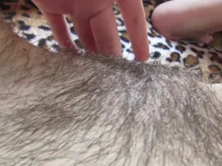 Hairy Pornstar's Big Clitoris Action