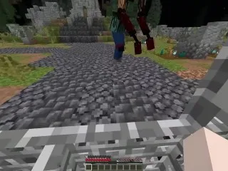 Mimic Attacks Minecraft World - Mimic Dweller Scene