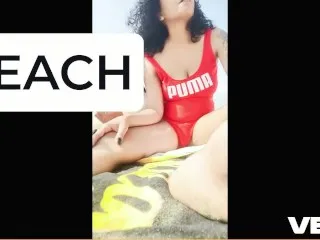 Real Couple Porn - POV at Nude Beach