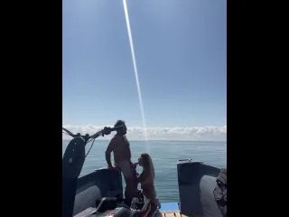 Captain Fucks Wet Pussy on Boat Ride