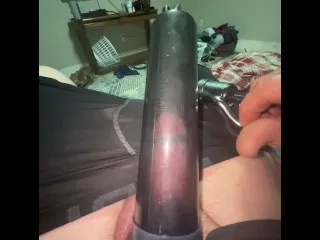 8 Inch Monster Cock, Size Grows 2 Inches. Hard Toy Action, 4 Rings.