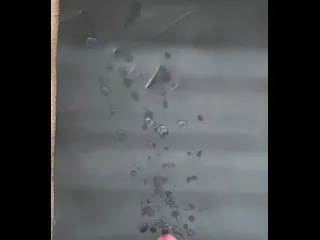 Yoga Mat Covered in Monster Cum