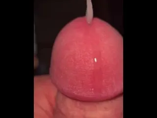 NICE COCK Close-Up, Slow-Motion Solo Cumshot