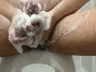 Hardcore Bath Scene: Washing Cocky Imp with Tenderness