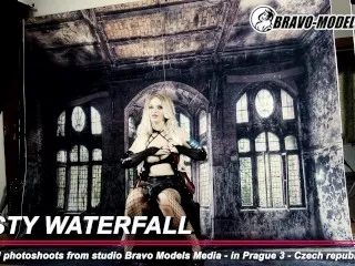 Kristi Waterfall Studio Cosplay Shoot - NSFW