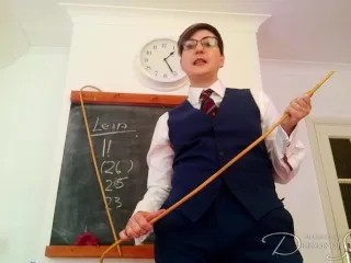 Headmaster Canes Schoolgirls - Intense Punishment Scene