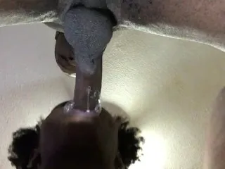 Deepthroat Blowjob Cums Swallow