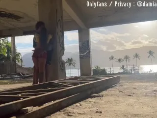 Damiana Flowers Beach Orgasm 🔥💦 Abandoned Building