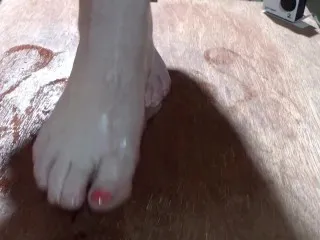 BBW Scholls & Foot Fetish Cock Crush w/ Big Finish