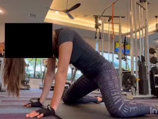 Caught: Trainer Teaches Latina Yoga Teen Back Arching for Hardcore Sex