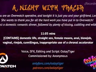 [Overwatch X-rated Night with Tracer] - Erotic Audio Drama by Oolay-Tiger