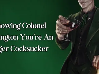 Eager Cocksucker Gets Fucked by Colonel Tavington