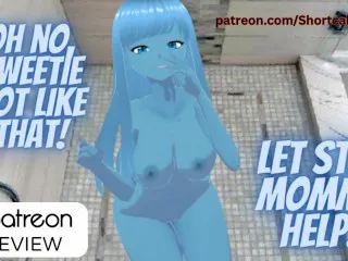 Step Mom Undine Helps Son Masturbate in Shower - NSFW ASMR Roleplay