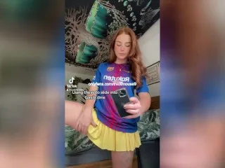 Live TikTok: Naughty Teen Exposed Anally