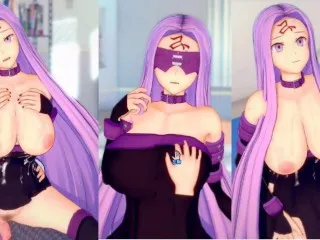 [Koikatsu! Fate Medusa 3D Anime][Hentai Game Animation]