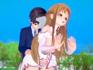 Koikatsu! Asuna SAO Hentai 3D Anime Giant Tits Mature Gameplay