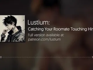 Dominant Roomie Masturbates to Your Pics - NSFW Audio, Boyfriend ASMR