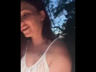 🇫🇷Babyfantasy83 Deepthroats & Swallows Stranger Cum at Dogging Spot