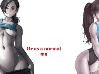 BDSM Femdom Workout: Humiliating Hentai JOI with Wii Fit Trainer (Feet, Armpits)