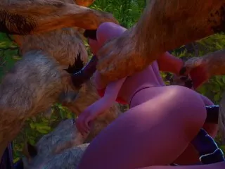 Mature Milva's Tight Pussy Thrashed by Three Furries - Wild, Big, Hardcore Fucking