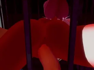 Horny Caged VR Puppy Treated (VRChat ERP POV)