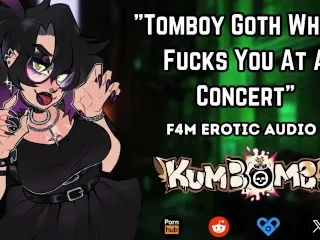 [Concert Public Sex] Tomboy Goth Dominates - Hardcore Fucks