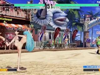 【KOF15 NUDE MOD】Deadly Techniques + Victory Poses