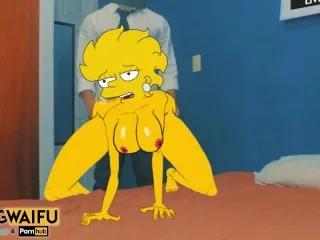 Lisa Simpson President 2D Hentai Animation - Doggystyle, Big Butt Cosplay