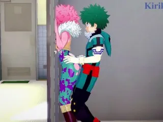 Deep Sex Mina, Izuku in Men's Room - MyHeroAcademiaHentai