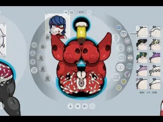 Miraculous Ladybug Black Cock Double Penetration - Rule 34 Hentai Game