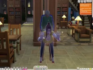 Hot Library Sex with The Eldest - The Sims 4