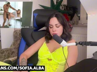 Sofi Alba BBC Roommate - Reaction & Exposed Pussy