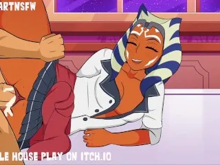 Ahsoka Schoolgirl Cream Pies Thick Thighs Spread Wide - Hardcore Holes