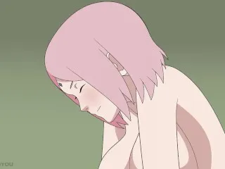 Sakura x Sasuke - Cowgirl Creampie Hentai Anime - Mitsuri