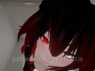 Redhead's Steamy Bath Lap Dance by Neko - Hentai POV