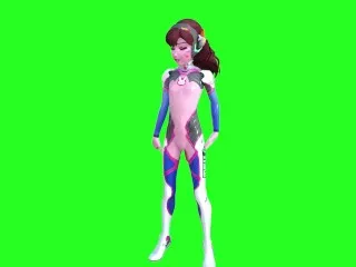 Henri Overwatch fucks DVa's ass, 3D Big Tits, Gwen Rosebud Wrecked