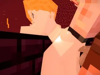 Minecraft Porn: Girl Portals into New Sex Adventure