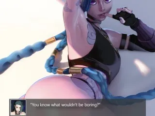 Jinx's Edge Play & Bursting Orgasm (Femdom Hentai JOI)