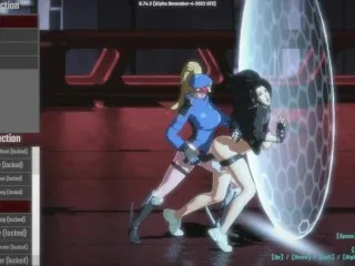 Ophelia, Onyx & Fem Cop - Hardcore Animated Action