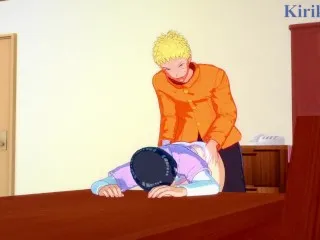 Deep Living Room Sex - Hinata x Naruto Hentai