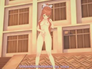 (3D Hentai, Monika Masturbates) Doki Doki Literature Club