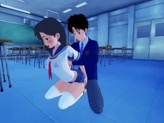 Night School Orgy: Akarun, Ayase - Hardcore Floors